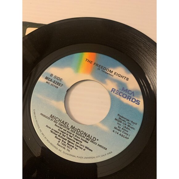 Michael McDonald "Sweet Freedom" 7" Vinyl Single 1986 MCA Records Theme From "Ru - Picture 4 of 7